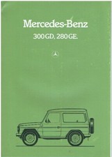 Mercedes-benz G-wagen W460 280ge 300gd Original 1982 Factory Uk Sales Brochure