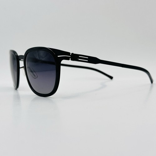 IC Berlin Sunglasses Men Women Oval Black Mod. S3 Rummelsburg NEW - Picture 3 of 10