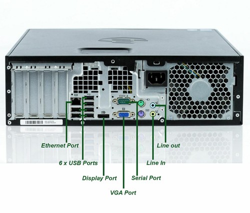 HP Desktop Computer PC Intel Core i5 16GB Ram 1TB HDD 22"LED Wi-Fi Win 10 Home - Picture 6 of 7