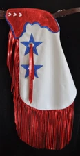 Custom Made Leather Chinks/Patriotic Chaps/Made In USA