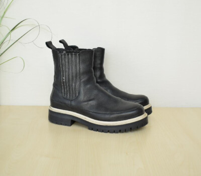 coole Cox Boots Gr. 37 Chelsea Stiefeletten Echtleder