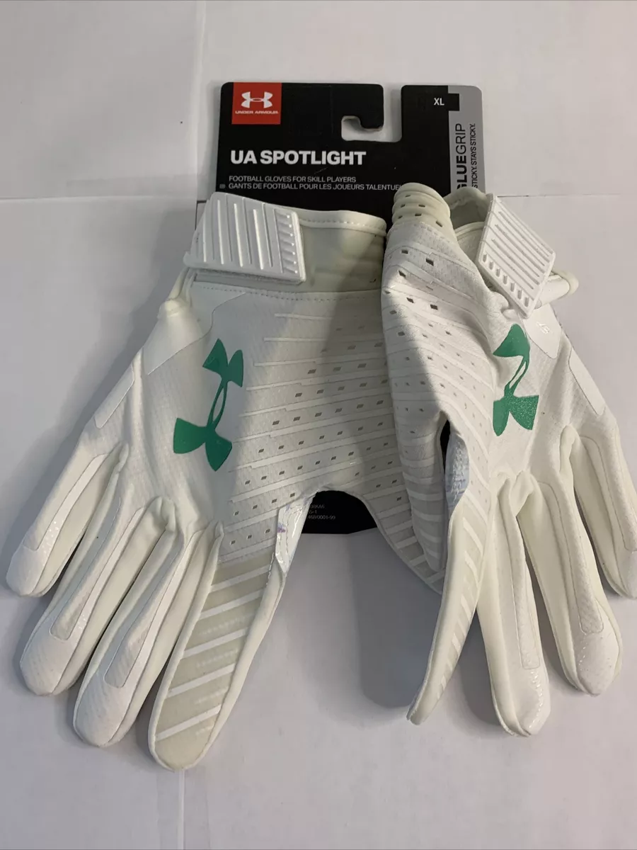 Under armour football glove best sale sizing