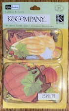 K Company Kelly Panacci Halloween Fall Leaves Layered Accent ChipBoard Scrapbook