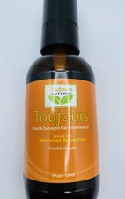 Toujours Dried And Damaged Hair Treatment Oil Moroccan Argan Oil 4fl Oz