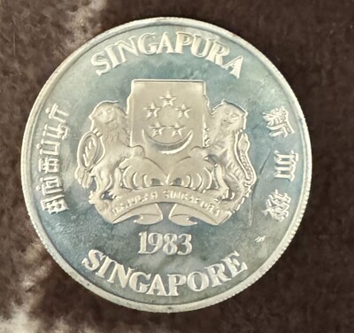 1983 Singapore $10 Year of the Pig Silver Proof Coin | eBay