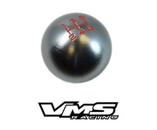 Vms Racing Gunmetal Round Billet Gear Lever Shift Knob For Honda Acura 5 Speed