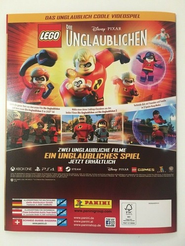 DIE UNGLAUBLICHEN 2 (The Incredibles 2) Movie German Edition Sticker Album Promo - Picture 9 of 9
