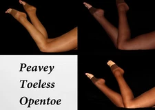 Tamara Peavey Pantyhose Toeless Pick color C D TALL Hooters Uniform Drag Queen