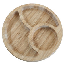 Baby Bamboo Suction Plate in Blue, Toddler plate - Pre-Owned