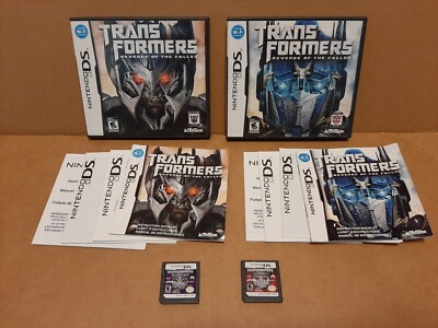 Transformers Revenge of the Fallen DS Autobots and Decepticons Versions