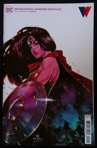 SENSATIONAL WONDER WOMAN #5 ~ DIKE RUAN VARIANT COVER ART ~ NM 2021 DC COMICS