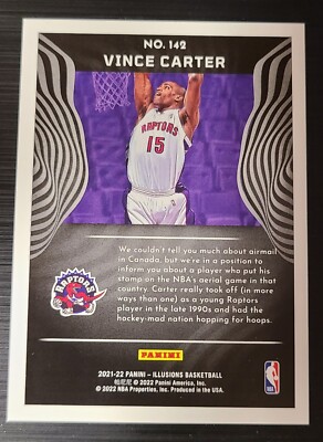 Panini illusions Vince Carter AUTO 直筆サインカード ｜スポーツ