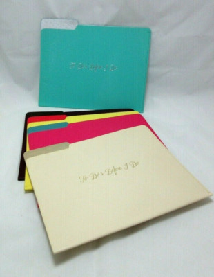 Wedding Planner File Folder ''To Do's Before I Do'' New Seafoam