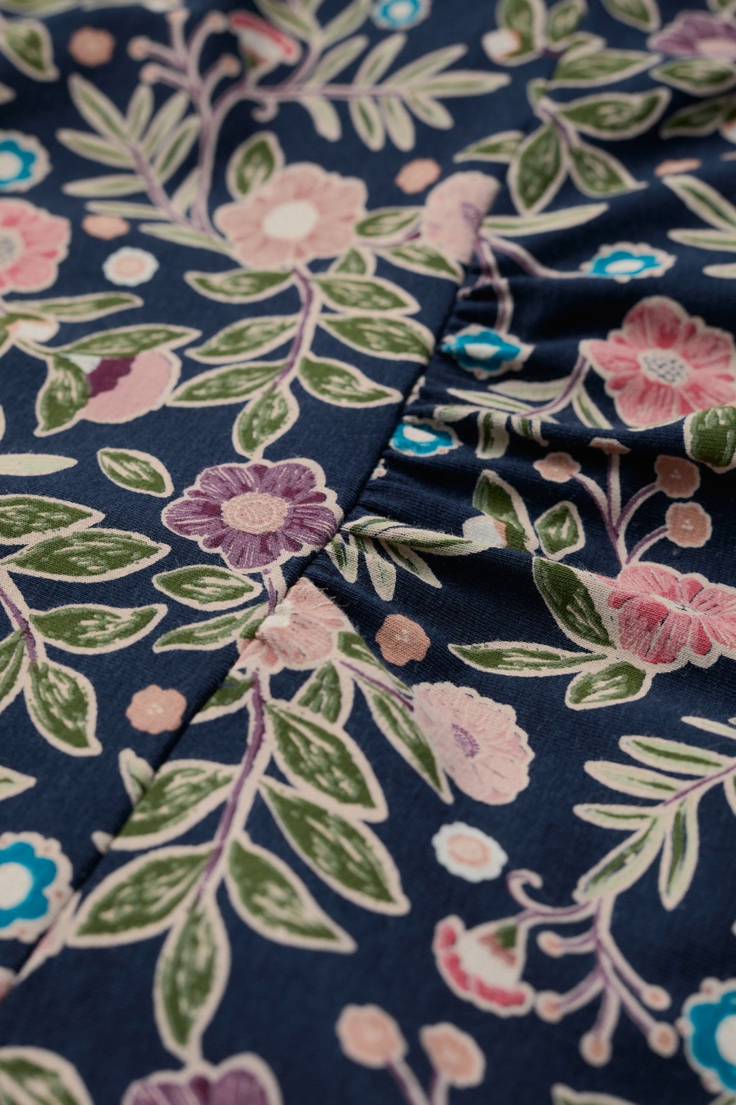 Seasalt Women's Dress navy Paint Shards Jersey Midi Dress Regular