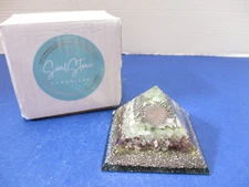 Orgonite Pyramid Healing Crystal Gemstone Meditation Soul Stone