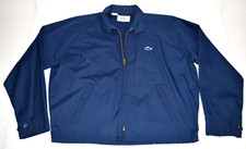 Lacoste Jacket VTG IZOD Lacoste Size L 80s Blue Croc Blue Harrington Jacket