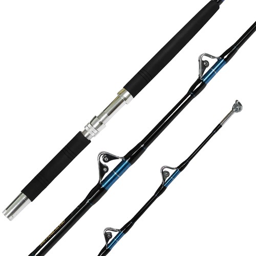 Fiblink 1-Piece Saltwater Offshore Trolling Rod Convenzionale Barca Canna da Pesca in Carbonio (Piedi, 30 - 22,7 kilogram/50 - 36,3 kilogram/80 - 54,4 Kilogram), 30-50-Pound