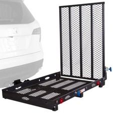 Silver Spring Steel Folding Scooter and Wheelchair Carrier - 42" L Loading Ramp