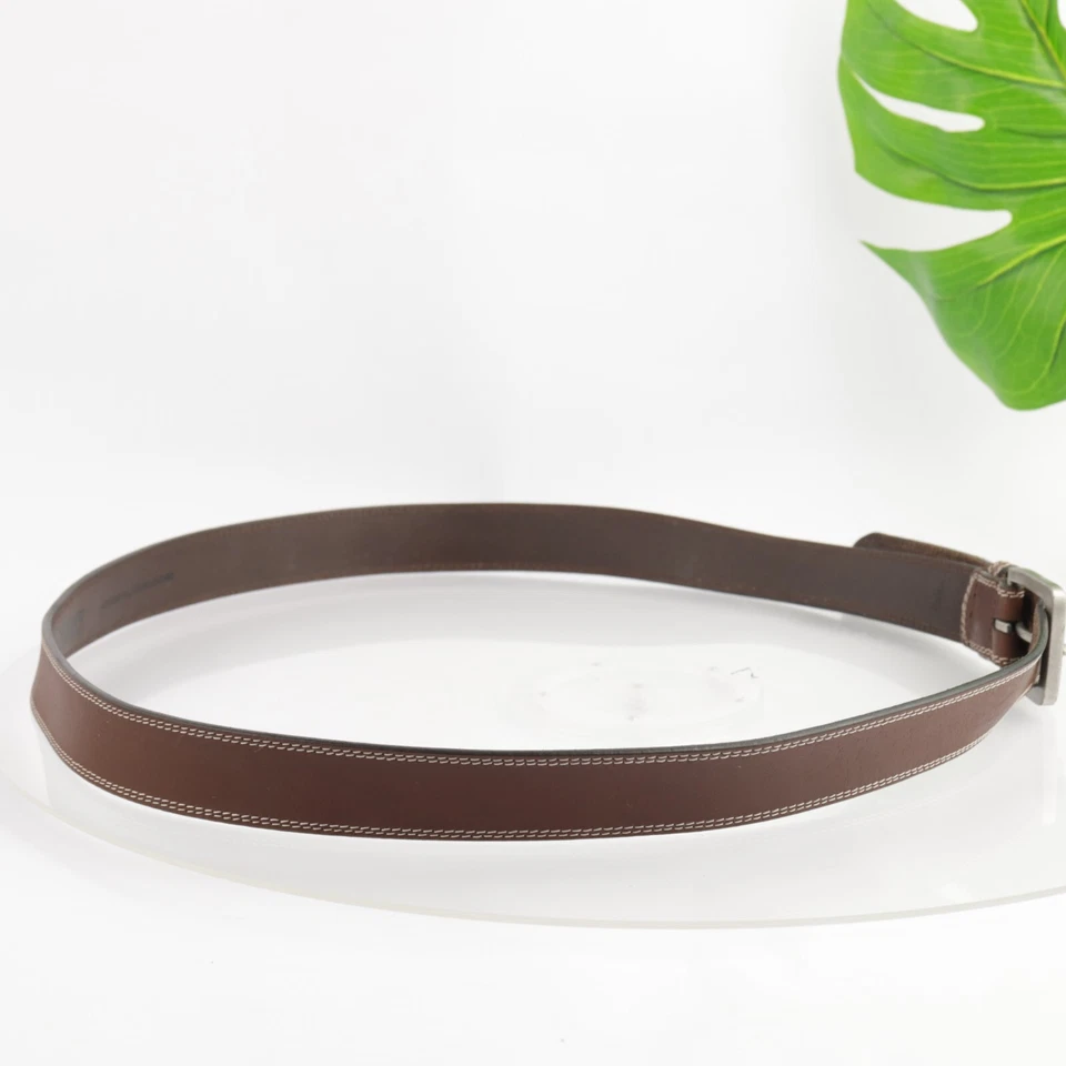 Cinturón Timberland PRO Hombre Talla 52 3XL Cuero Marrón 1 1/2" Ancho Informal Trabajo Foto 3 de 4