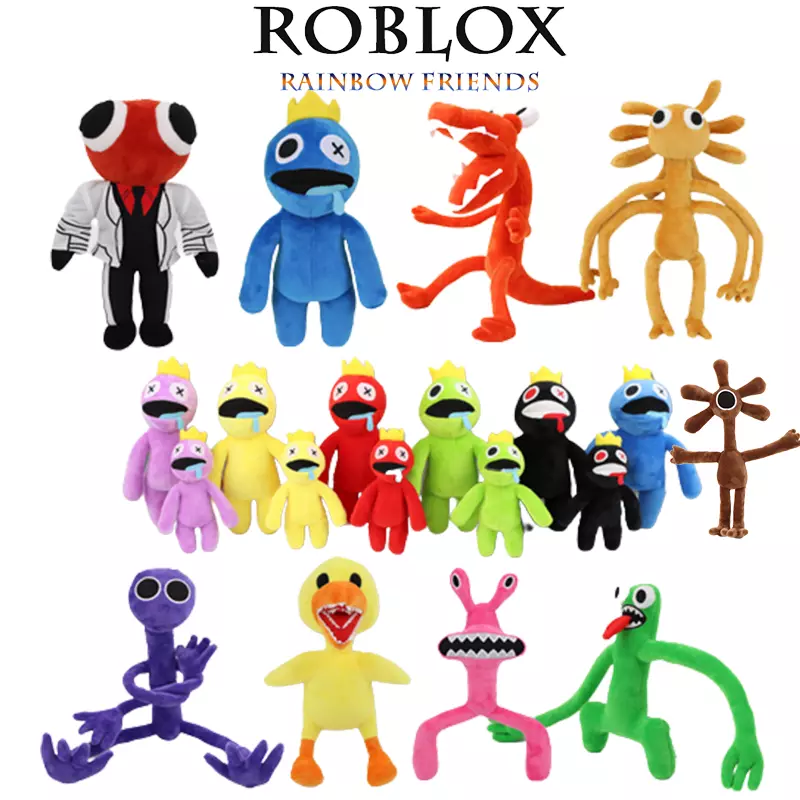 Roblox Rainbow Friends Blue Plush Toy Purple Stuffed Doll Kid Gift Birthday  Xmas