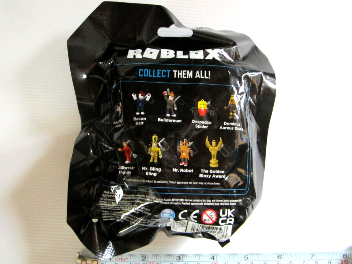 New ROBLOX The GOLDEN BLOXY AWARD Backpack Clip Series 1 Jazwares