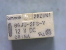 Omron Electronic Components  G6JU2FSYDC12 Qty of 2 per Lot RELAY/SOLENOID Relay