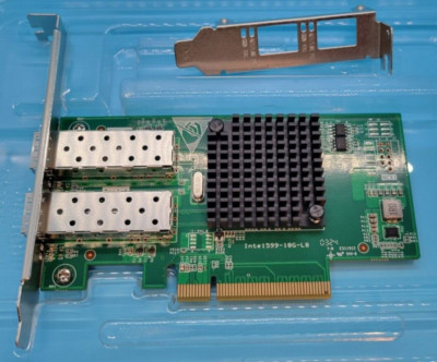 10Gb Dual LAN SFP PCI-e Network Card, Intel 82599(X520-DA2) Controller, NICGIGA