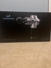 Chirogun Handheld 30 Speeds percussion Massage Gun with 15 Heads - Black