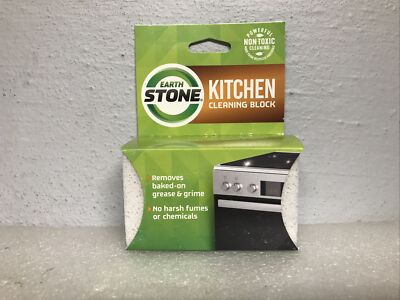 Earth Stone Non-Toxic Kitchen Cleaning Block New Sealed