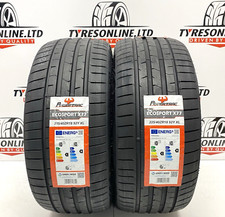 2 X 225 40 18 POWERTRAC 225/40ZR18 92Y XL M+S BRAND NEW TYRES C B LABELS 2254018