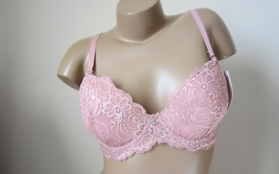 Soutien gorge push-up /armatures Vieux rose 90 à 115 bonnetC