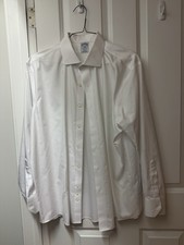 Brooks Brothers Regent Dress Shirt 17 34 White Non Iron Traditional Button Front