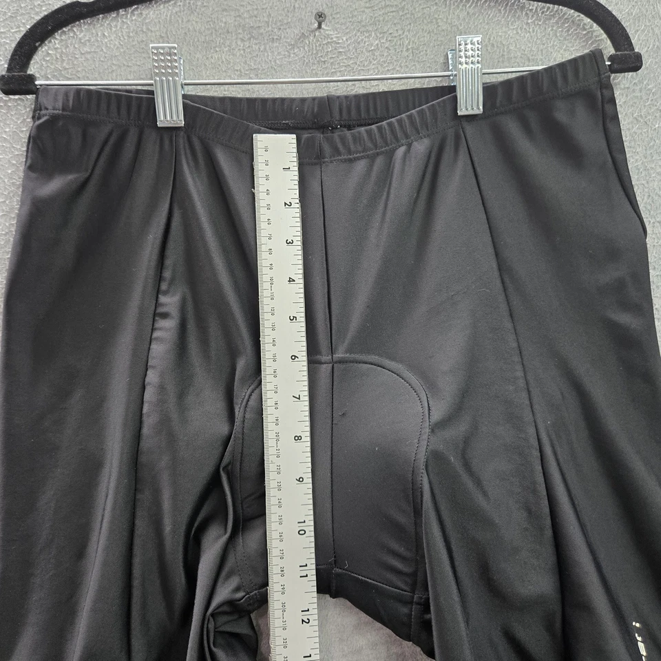 Pantalones Cortos Canari Hombres XL Negros Motociclista Ciclismo Pantalones Cortos 9" Entrepierna Foto 3 de 4