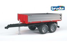 Bruder Tipping Trailer for Tractor Childrens Toy Vehicle Farm Model Playset 1:16