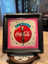 Always COCA-COLA Square Coke Clock Vintage 1994. Read Description!