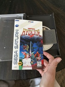 Sega Saturn Game Virtual Hydlide CIB Complete In Box 