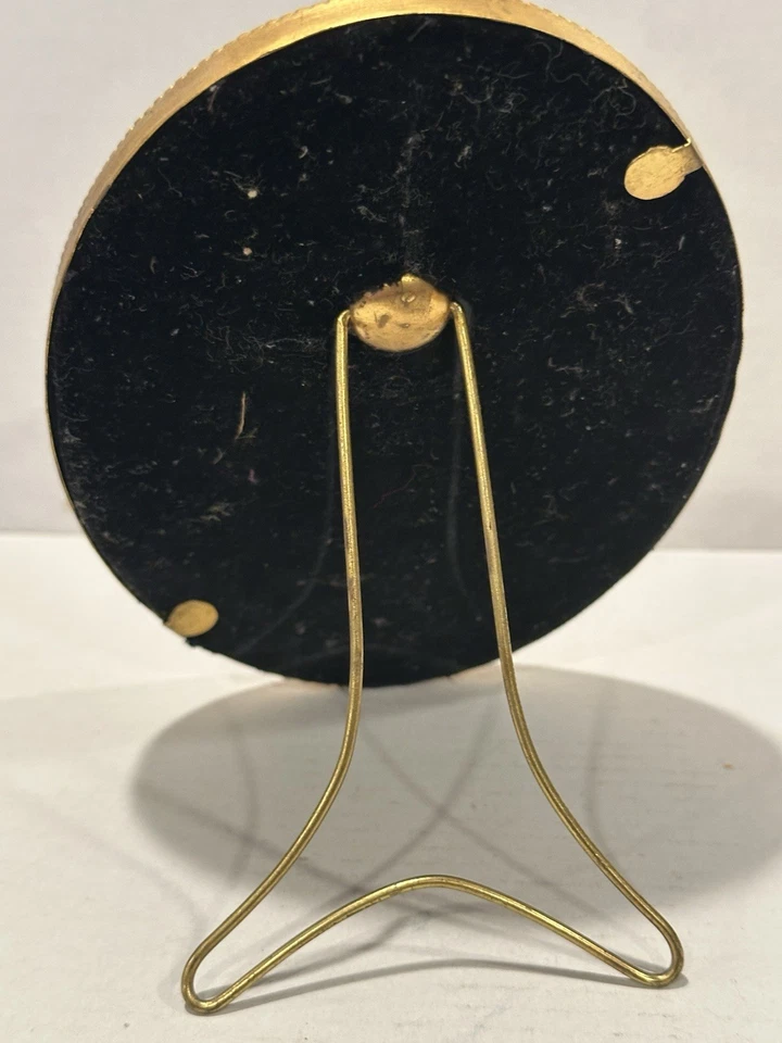 Placa Wedgwood Jasperware Bacchante – Moldura oval dourada clássica donzela com uvas - Imagem 4 de 4