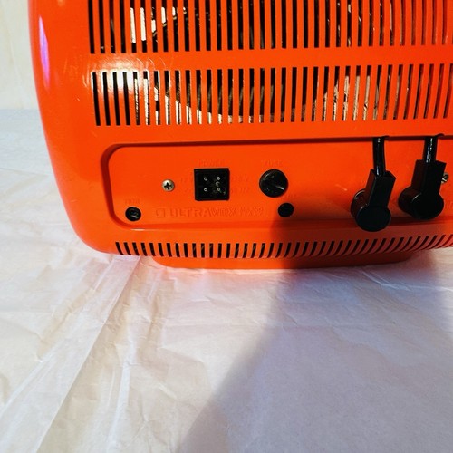 TV Television Vintage Ultravox Model Lucky 12 Made IN Italy 1975 Orange - Imagen 8 de 22
