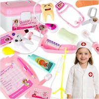 5903039768994 Zestaw Lekarza W Kuferku MałY Doktor DźWięK 35 ElementóW Kik