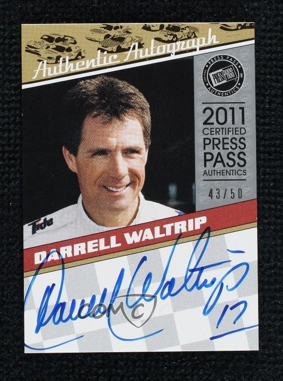 2011 Press Pass Legends Silver 43/50 Darrell Waltrip #LGA-DW2 Auto HOF 5f4