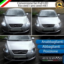 CONVERSIONE FARI LED KIA CEED CEE'D + PRO CEED CANBUS 6000K BIANCO GHIACCIO