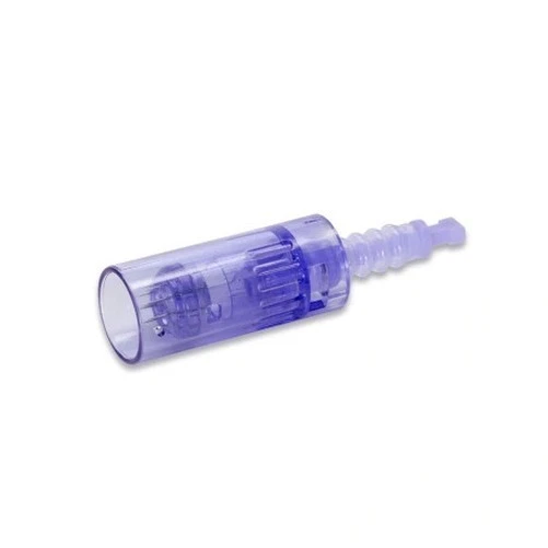 Derma Pen Germany Stylo Microneedling Anti-Âge 5 Niveaux Argent/Bleu - Photo 4/4