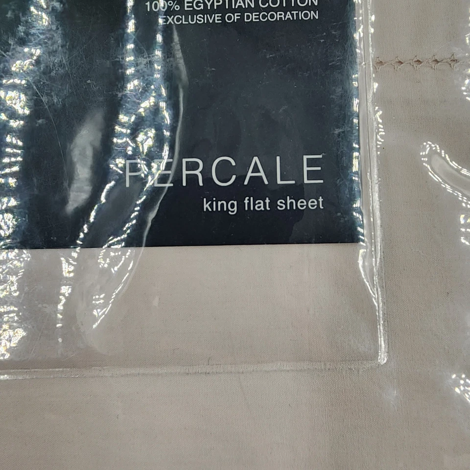 Hudson Park Collection Egyptian Percale King Flat Sheet Set - Blush - Image 3 of 4