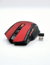 Red Gaming Mouse With USB Receiver