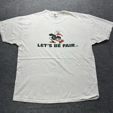 University of Miami Vintage “Lets Be Fair” Football T Shirt Size XL