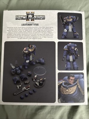 Joy toy Warhammer Space Marine II Ultramarines Lieutenant Titus *NEW*