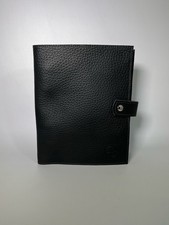 Black Leather cover A5 notebook. Just leather cover A5 for notebook with binder.