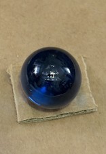 Large Vintage Cobalt Blue Marble Shooter Marble - 1 inch. Makers Marks