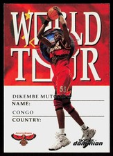 1999-00 SkyBox Dominion Dikembe Mutombo #183 BASKETBALL CARD Atlanta Hawks
