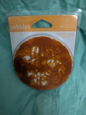 PEBBLES CRAFT SUPPLY STENCILS...SET OF (10) SHAPES ..ANIMALS/INSECTS...4" NIP